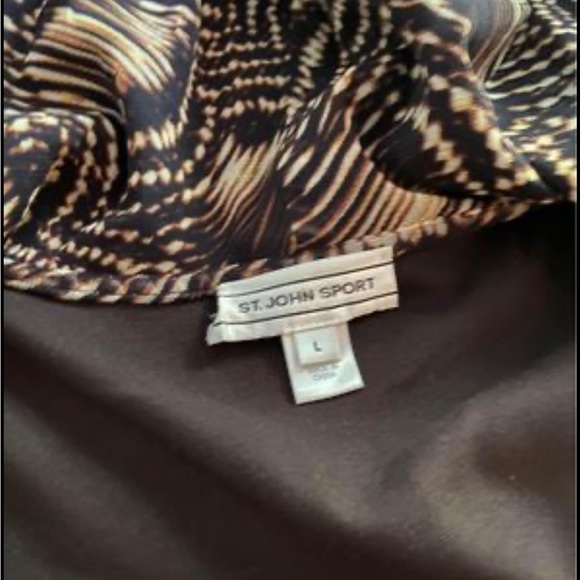 St John Sport mahogany hooded jacket, Women’s Large - Picture 3 of 5